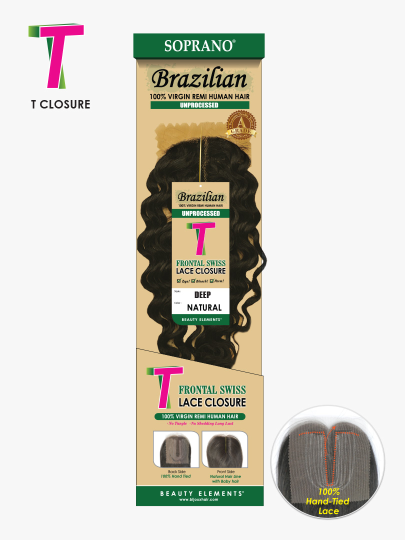 T-LACE CLOSURE 12" DEEP