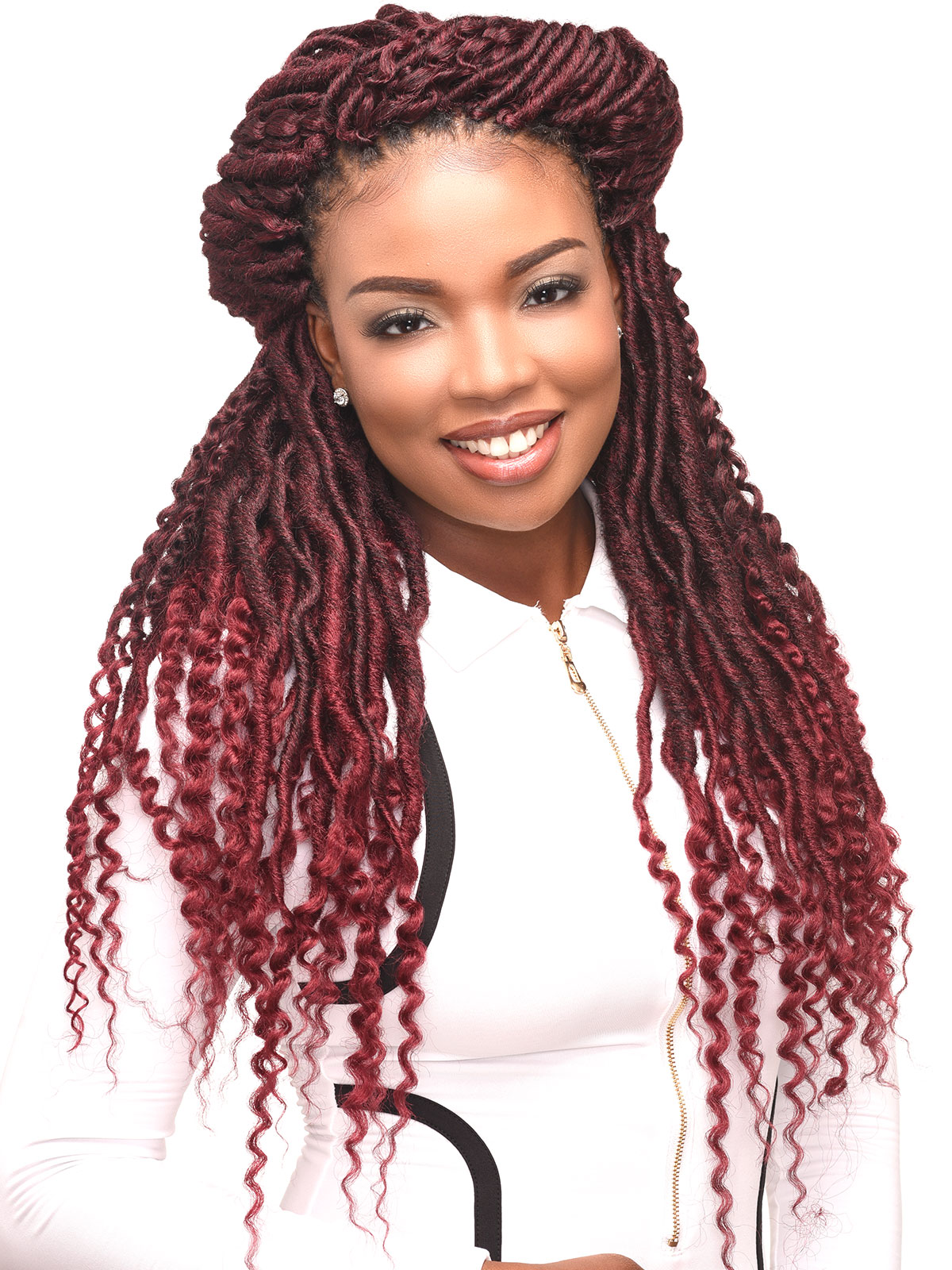 REALISTIC 3XGHANA MERMAID WATER LOCS 22"