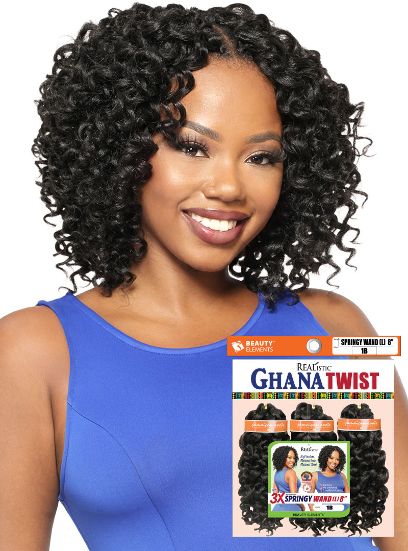 REALISTIC 3XGHANA TWIST SPRINGY WAND (L) 8"