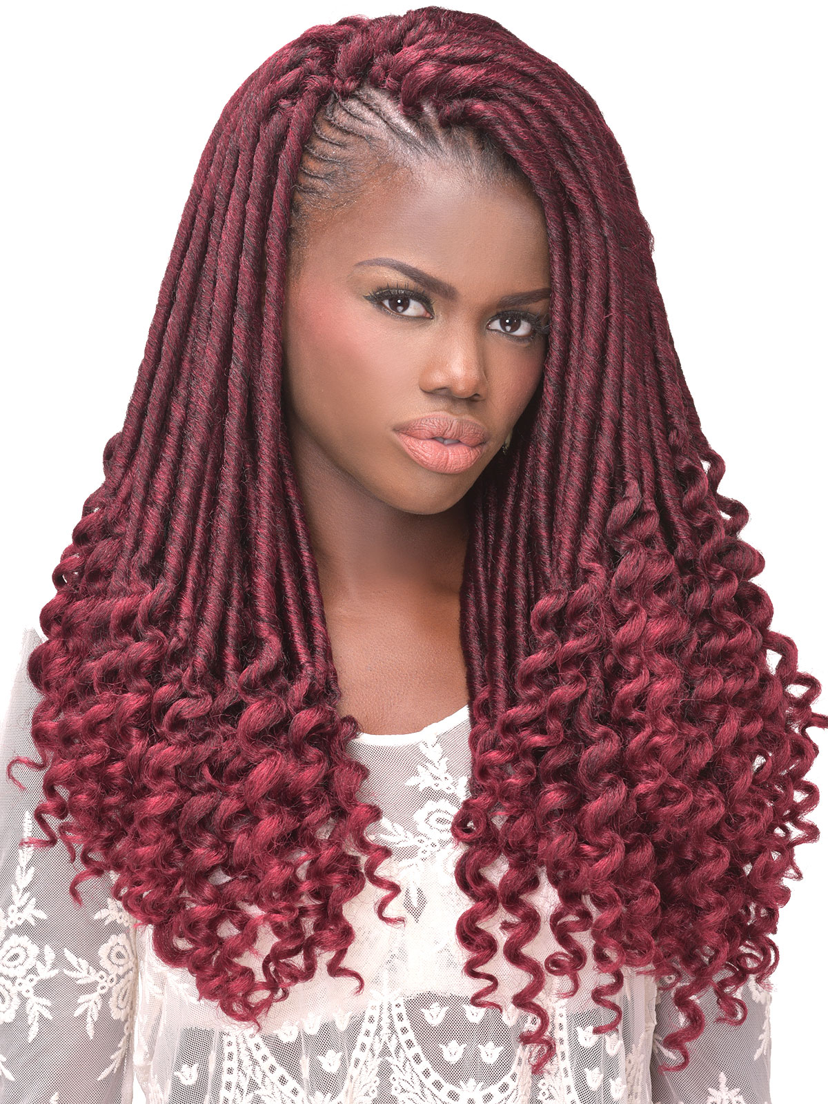 REALISTIC DOUBLE GODDESS LOCS (LOOP) STRAIGHT18"
