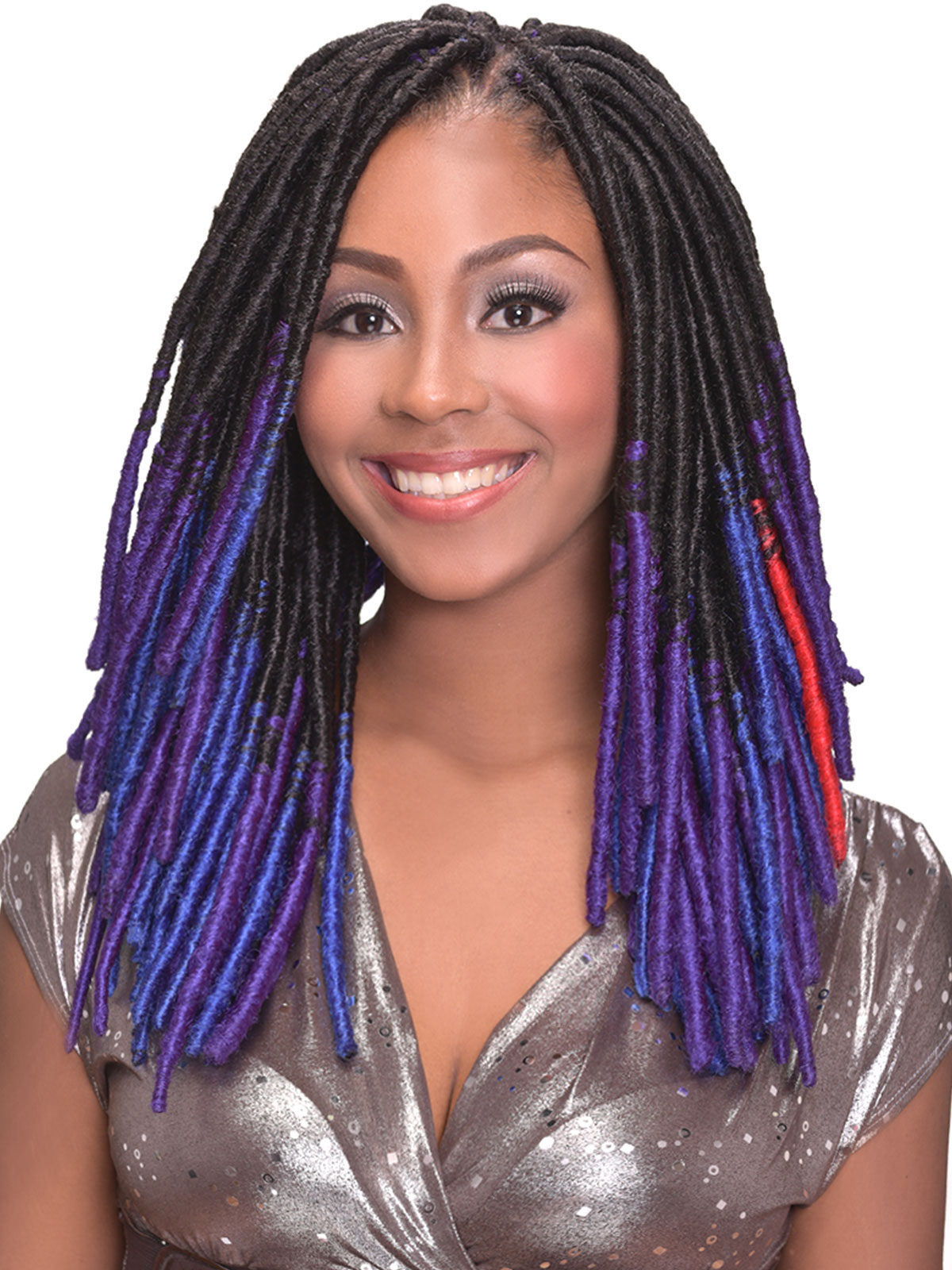REALISTIC DOULE LIGHT FAUX LOCS 12" (LOOP)