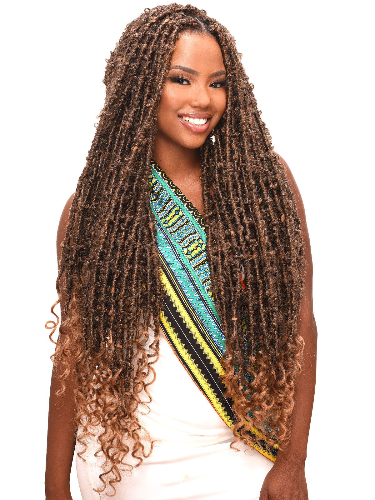 REALISTIC GHANA Butterfly Locs Water 14" 18" 30"