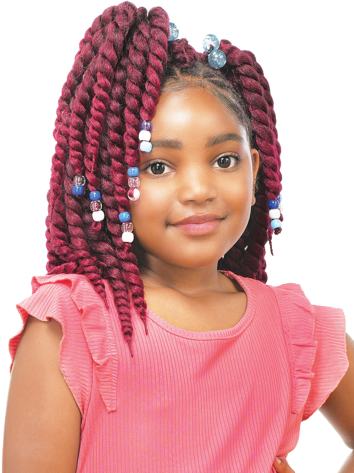 REALISTIC GHANA KIDS AFRO MARLEY TWIST 10"