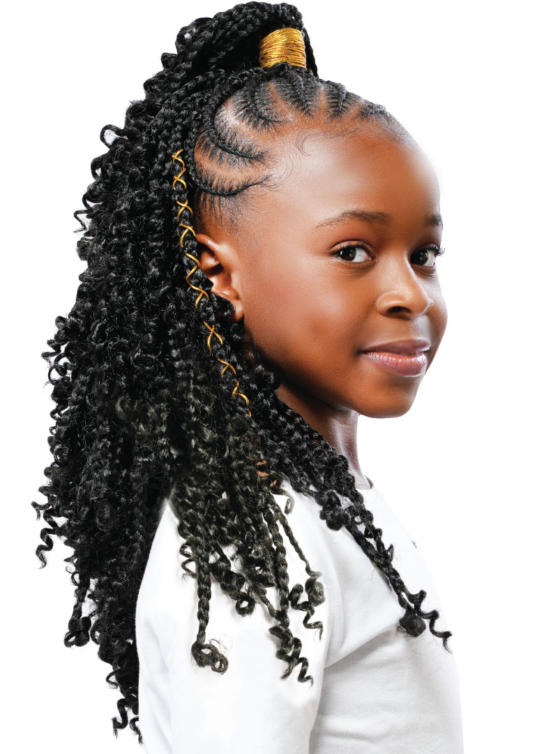 REALISTIC GHANA KIDS BOHO BOX 12" - Pre-looped Crochet Braids