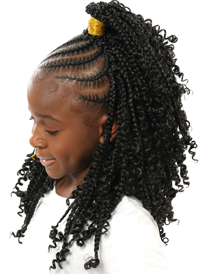 REALISTIC GHANA KIDS BOHO BOX 12" - Pre-looped Crochet Braids