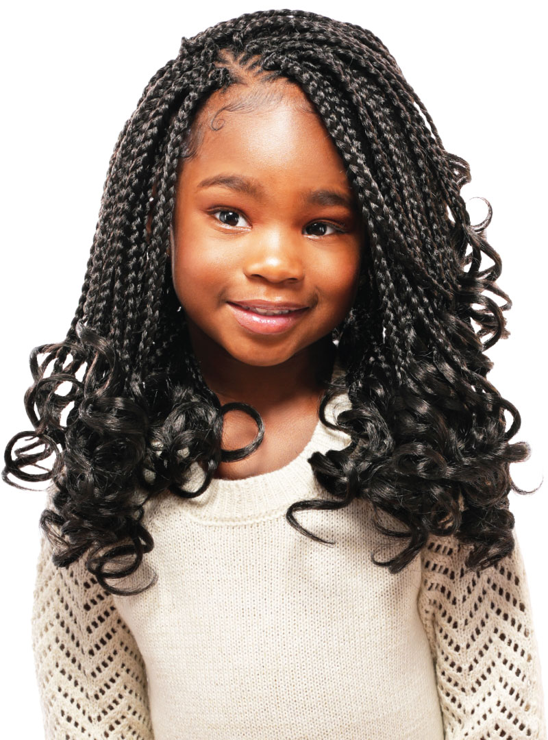 REALISTIC GHANA KIDS FRENCH BOX 10" - pre-looped crochet braids