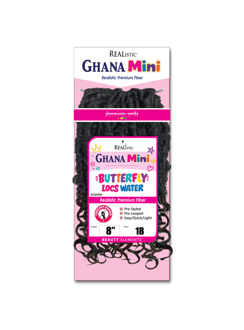 REALISTIC GHANA MINI BOHO LOCS 10"