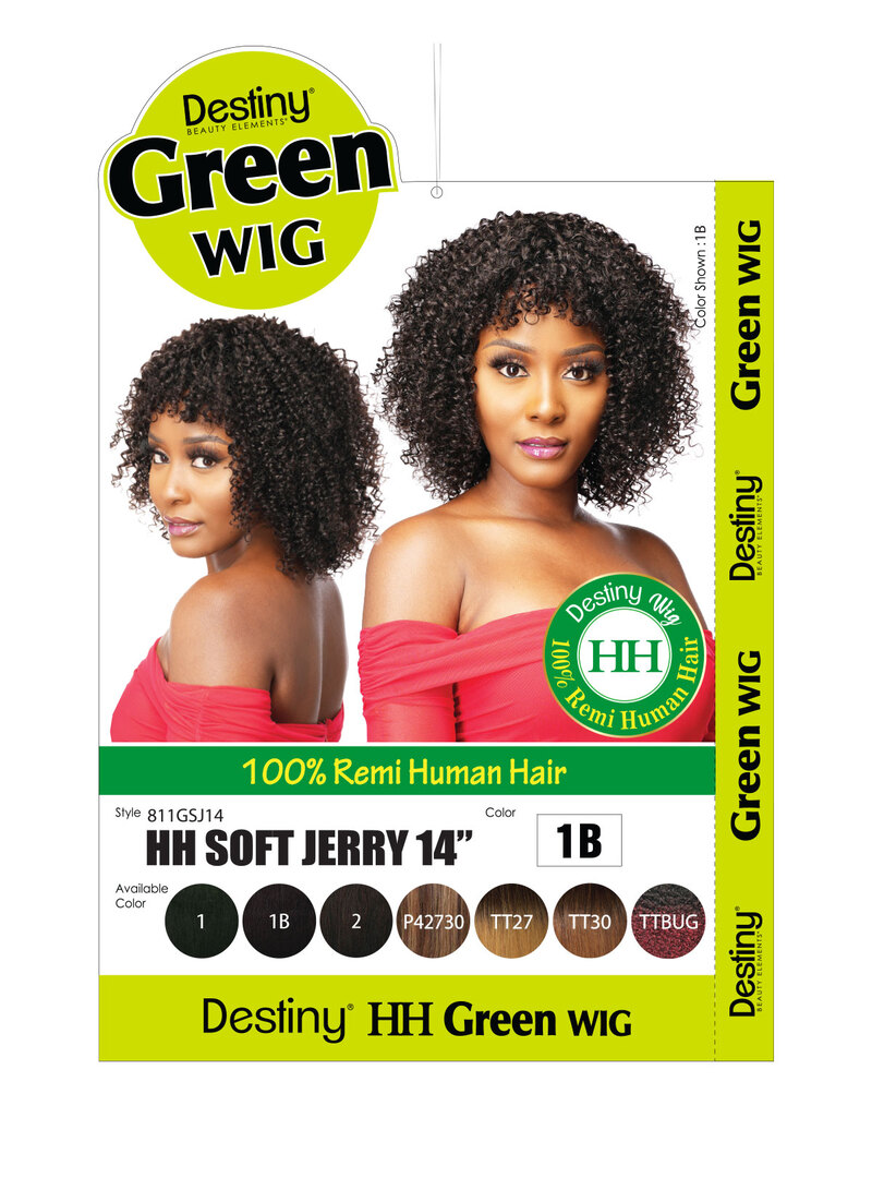 Human Hair SOFT JERRY 14" wig