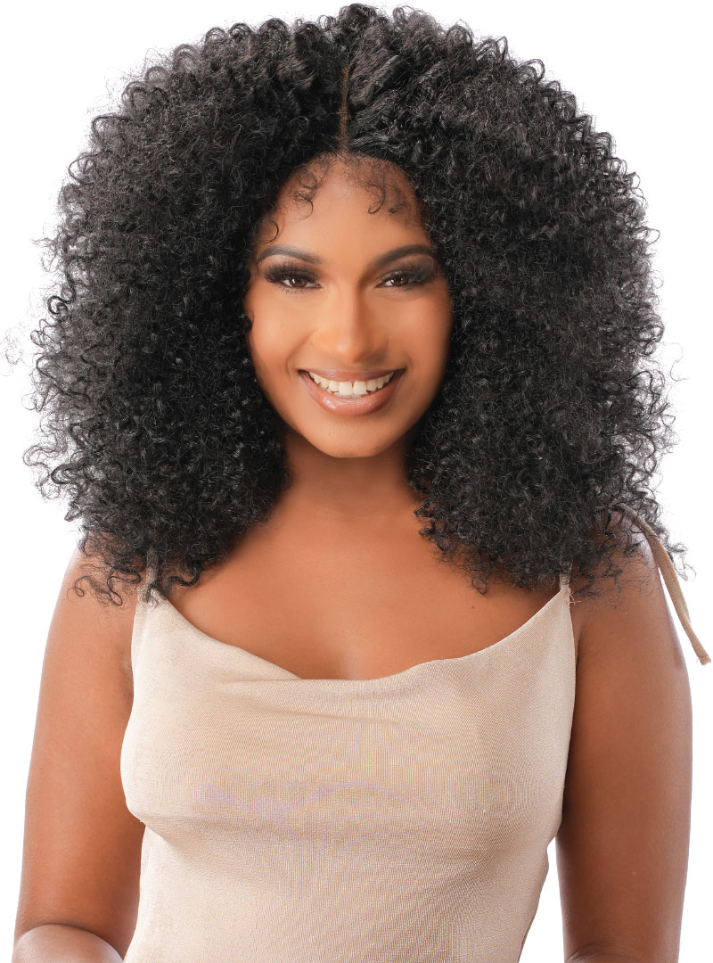 DESTINY GREEN LACE WIG AFROBEATS (GLUELESS, HD LACE PART, HI HEAT)
