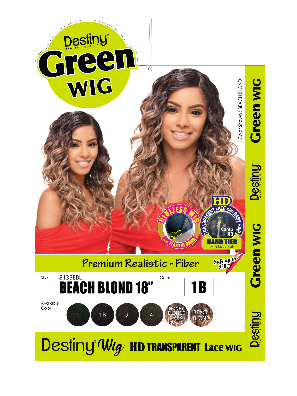 BEACH BLOND 18" - Lace Wig