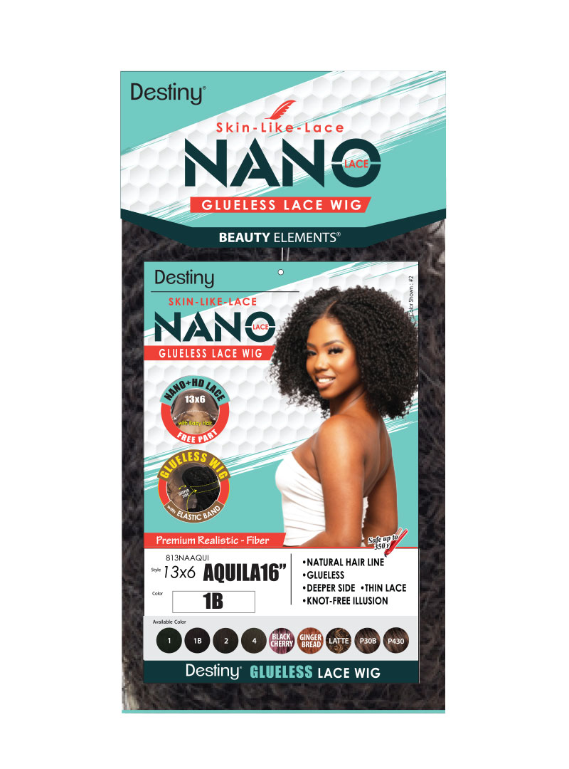 DESTINY NANO LACE GLUELESS WIG AQUILA (13X6 FREEPART,HI HEAT)