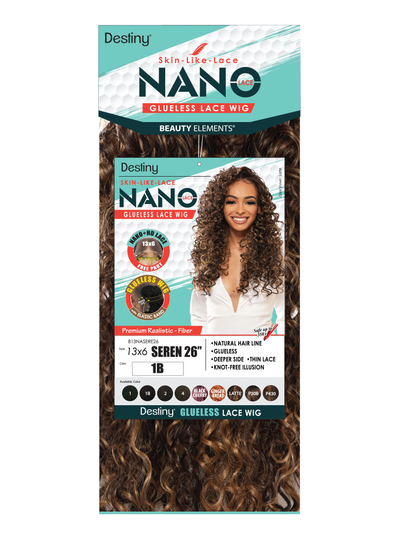 DESTINY NANO LACE GLUELESS WIG SEREN (13X7 FREEPART, HI HEAT)
