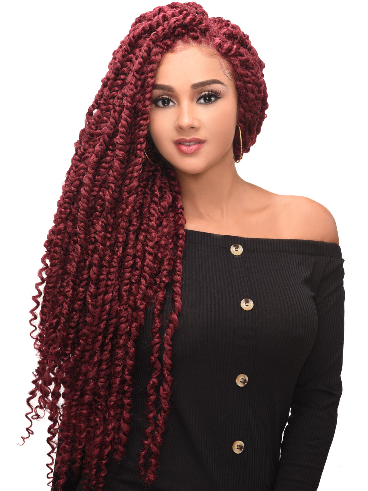 DESTINY LACE WIG-PASSION TWIST BRAID 30" (4"X4" LACE)