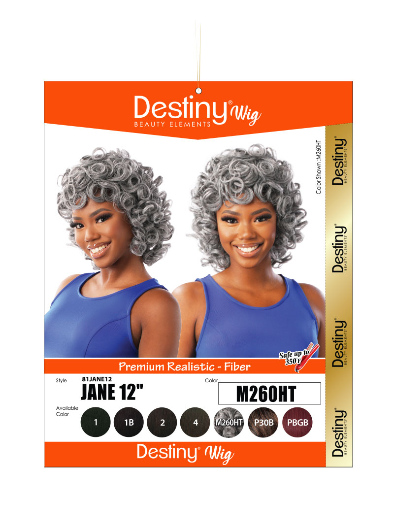 DESTINY WIG JANE (HI HEAT) 12"