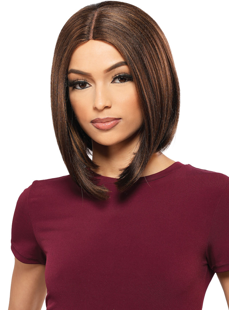 Destiny GREEN WIG- Part Perfect LOB 12" (LACE PART, HI HEAT)
