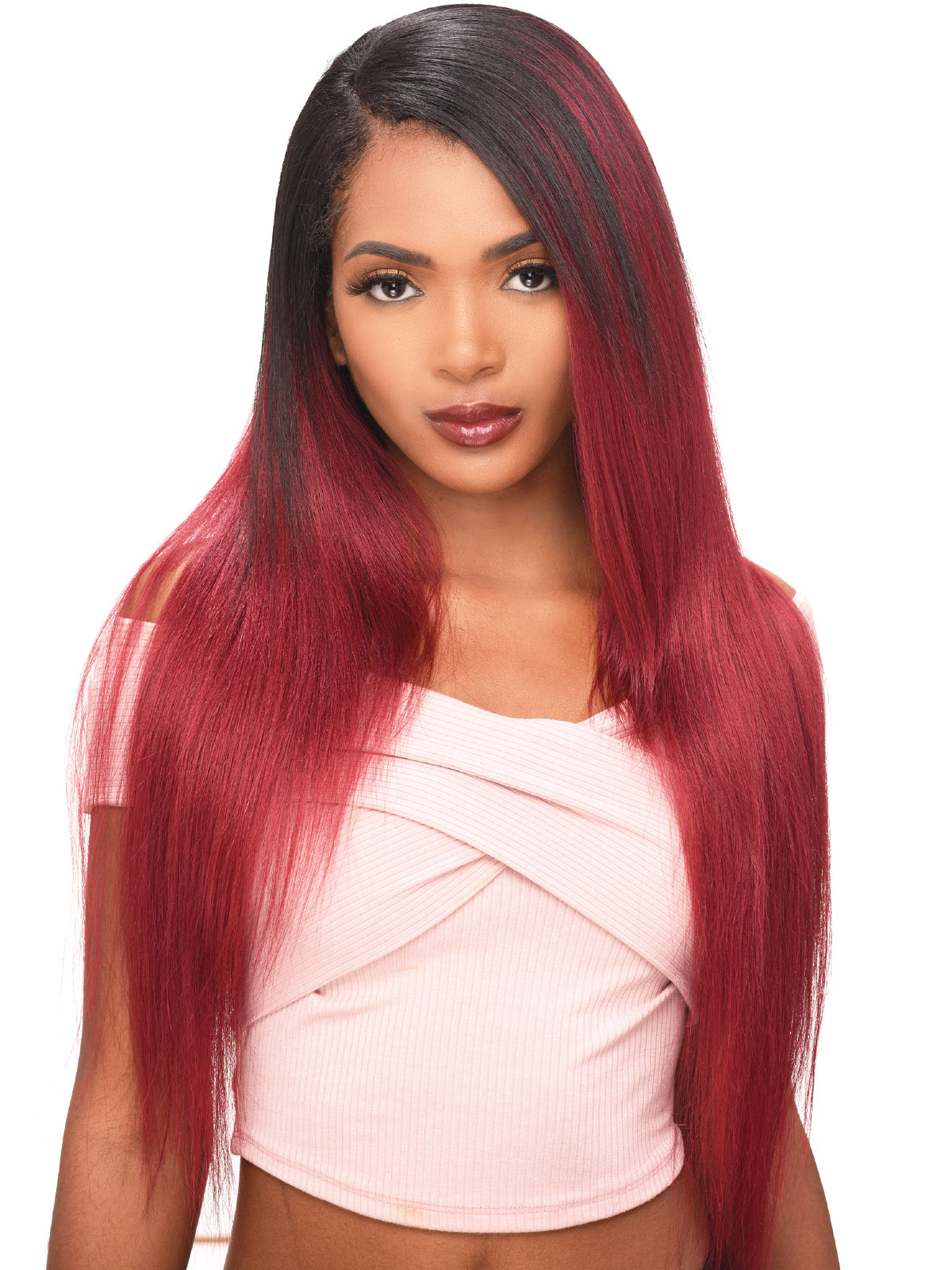 DESTINY UPART WIG NATURAL YAKI 30"(HI HEAT)