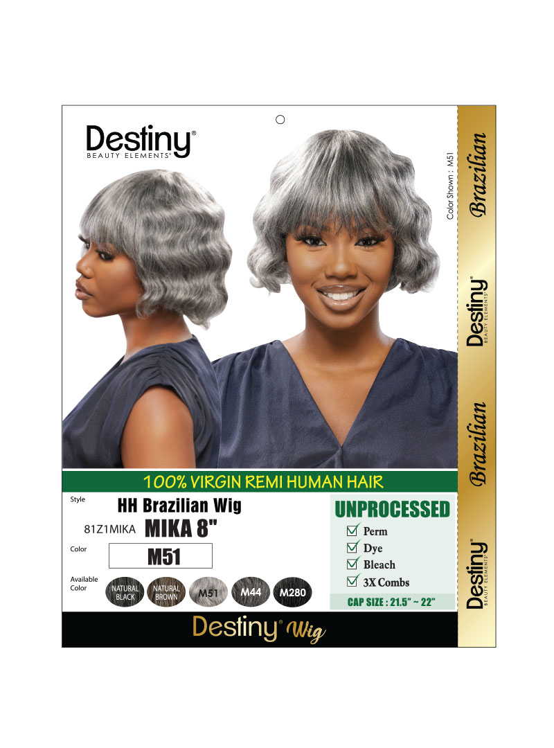 DESTINY HH BRAZILIAN WIG MIKA 8"
