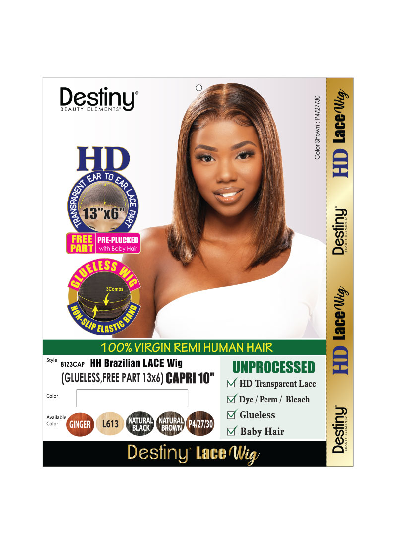 DESTINY HH BRAZILIAN LACE WIG (GLUELESS, FREE PART 13x6) CAPRI