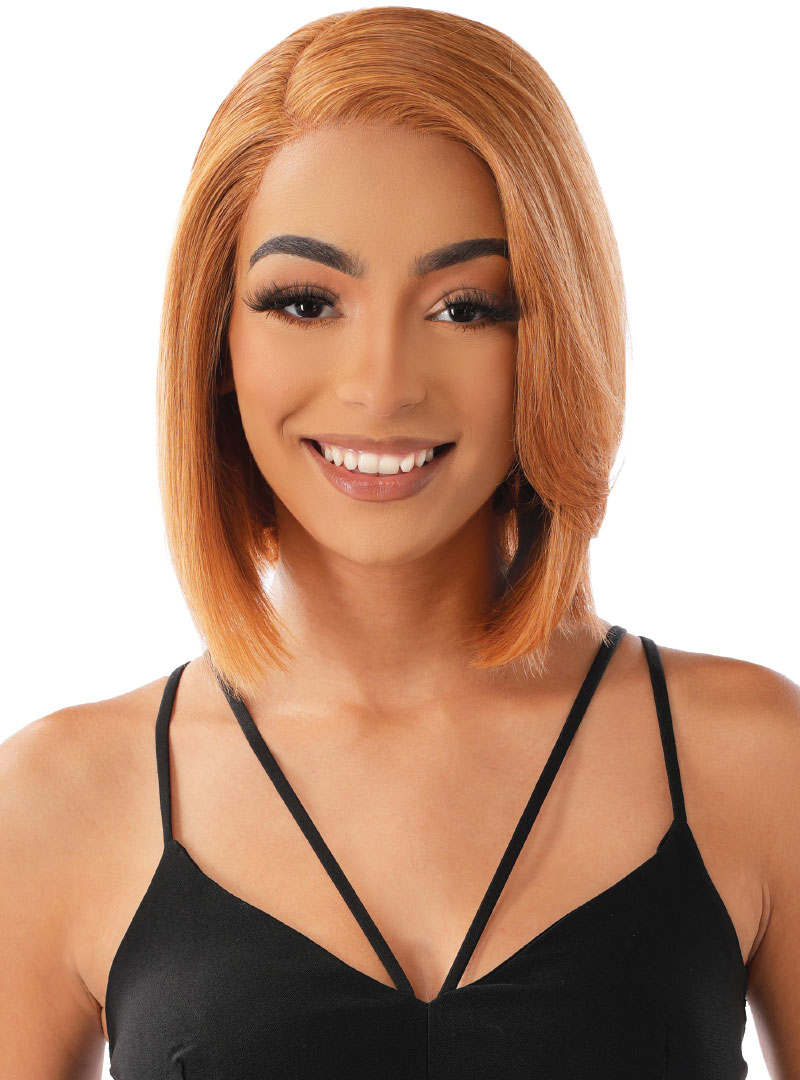 DESTINY Human Hair GOLD LACE WIG (EAR TO EAR) GLUELESS BOB 10"