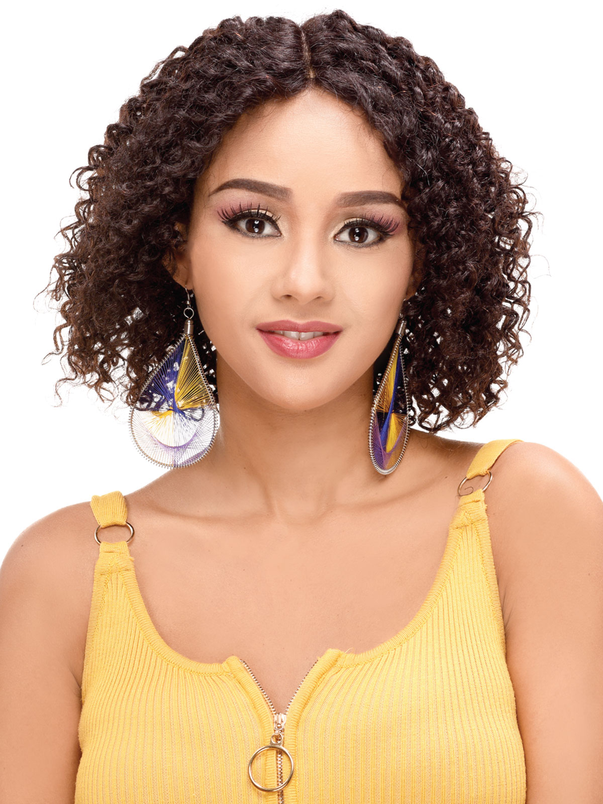 HH BRAZILIAN LACE WIG (WIDE LACE PART) KINKY 12"