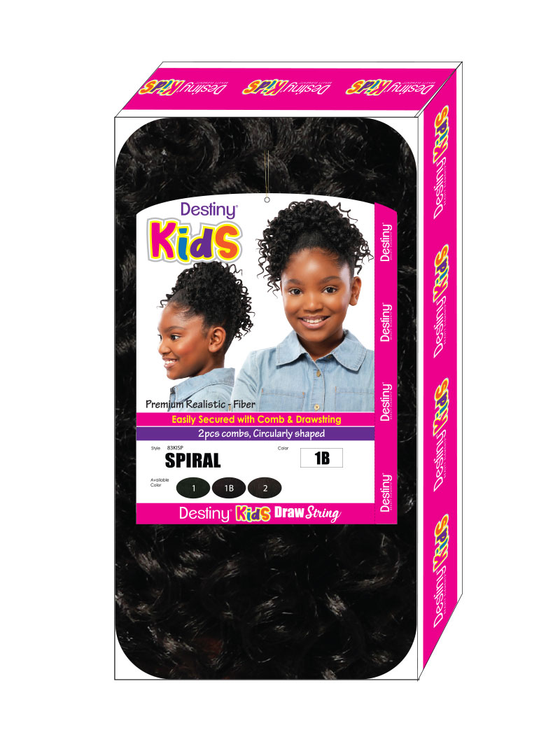 Destiny Kids DS-SPIRAL - drawstring ponytail
