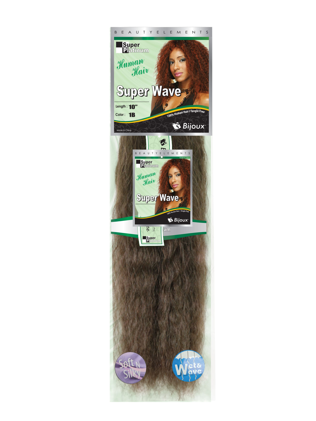 SUPER PLATINUM HH SUPER WAVE WVG - wefted hair