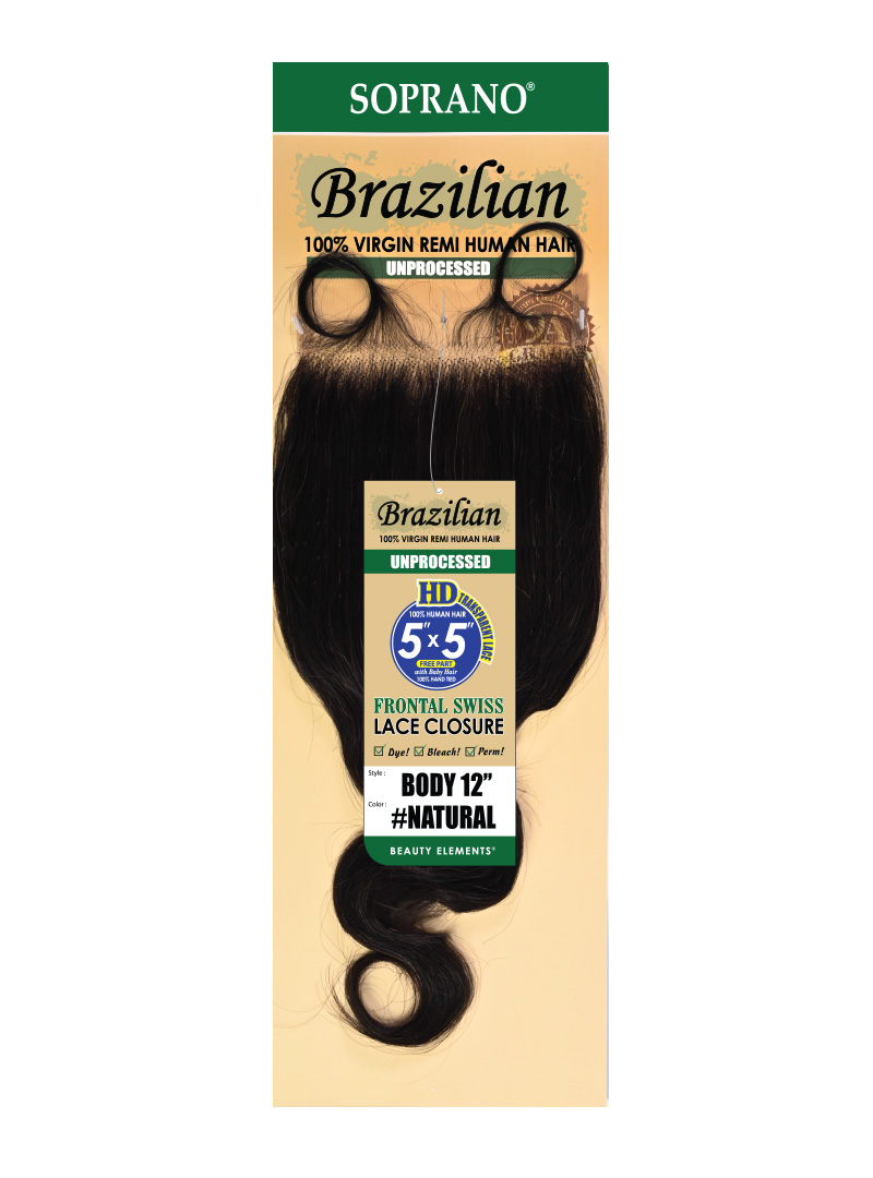 SOPRANO HH BRAZILIAN 5X5 HD FULL LACE CLOSURE BODY