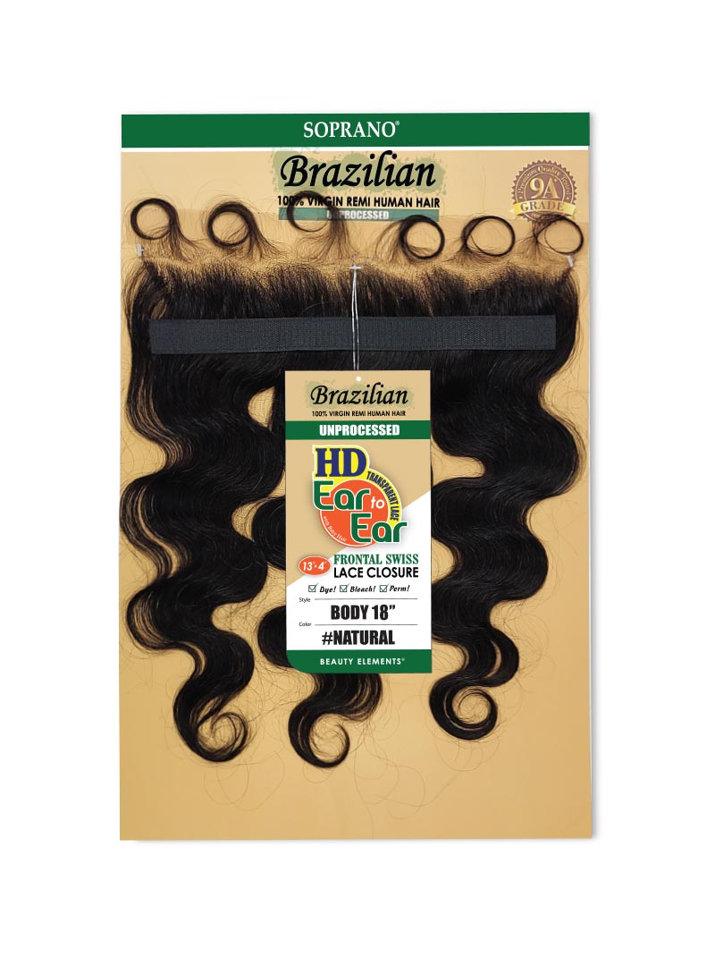 SOPRANO HH VIRGIN REMI 13X4 HD Ear to Ear FULL LACE CLOSURE "BODY"
