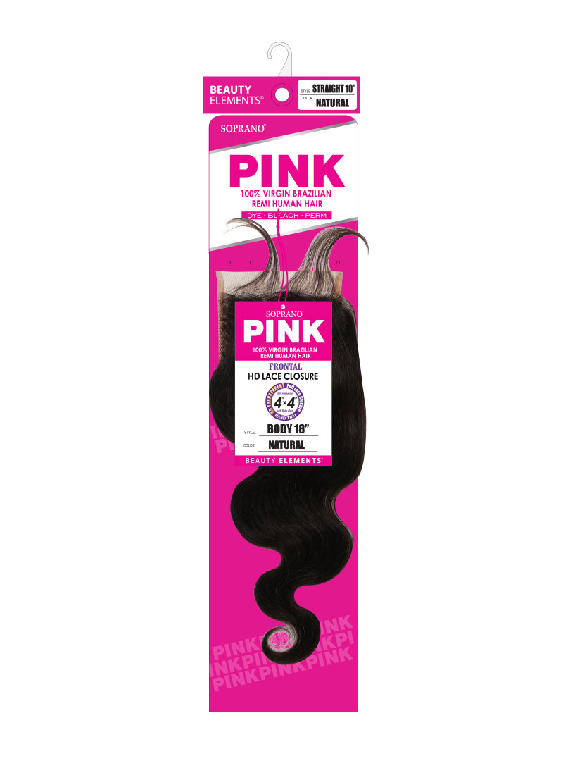 SOPRANO HH VIRGIN PINK 4X4 FULL LACE CLOSURE BODY
