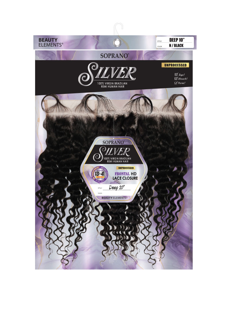SOPRANO HH SILVER REMI 13X4 (FREE PART) FULL LACE CLOSURE DEEP
