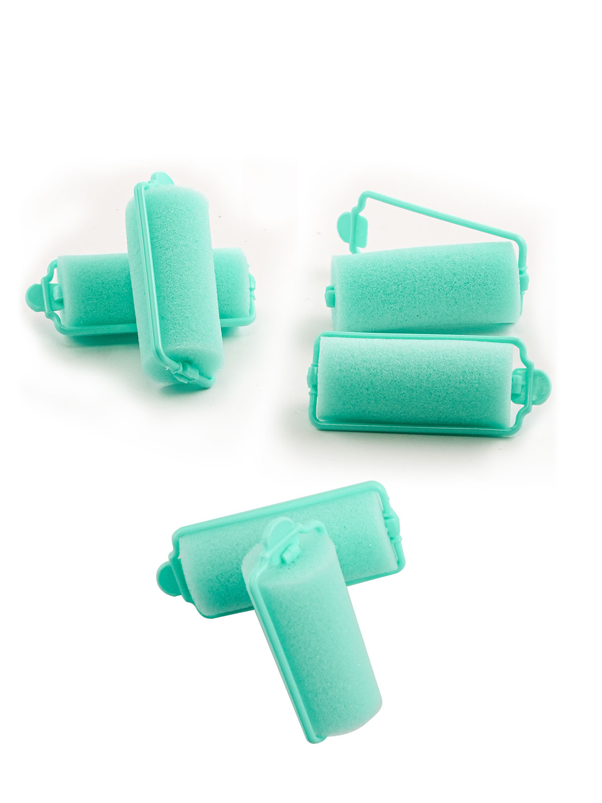 ANNIE #1053 FOAM ROLLERS (GREEN/LARGE) - 6PCS/PK