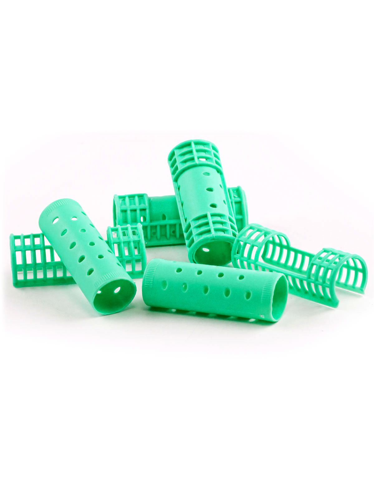 ANNIE #1222 SNAP-ON MAGNETIC ROLLERS (GREEN/LARGE) - 6PCS/PK