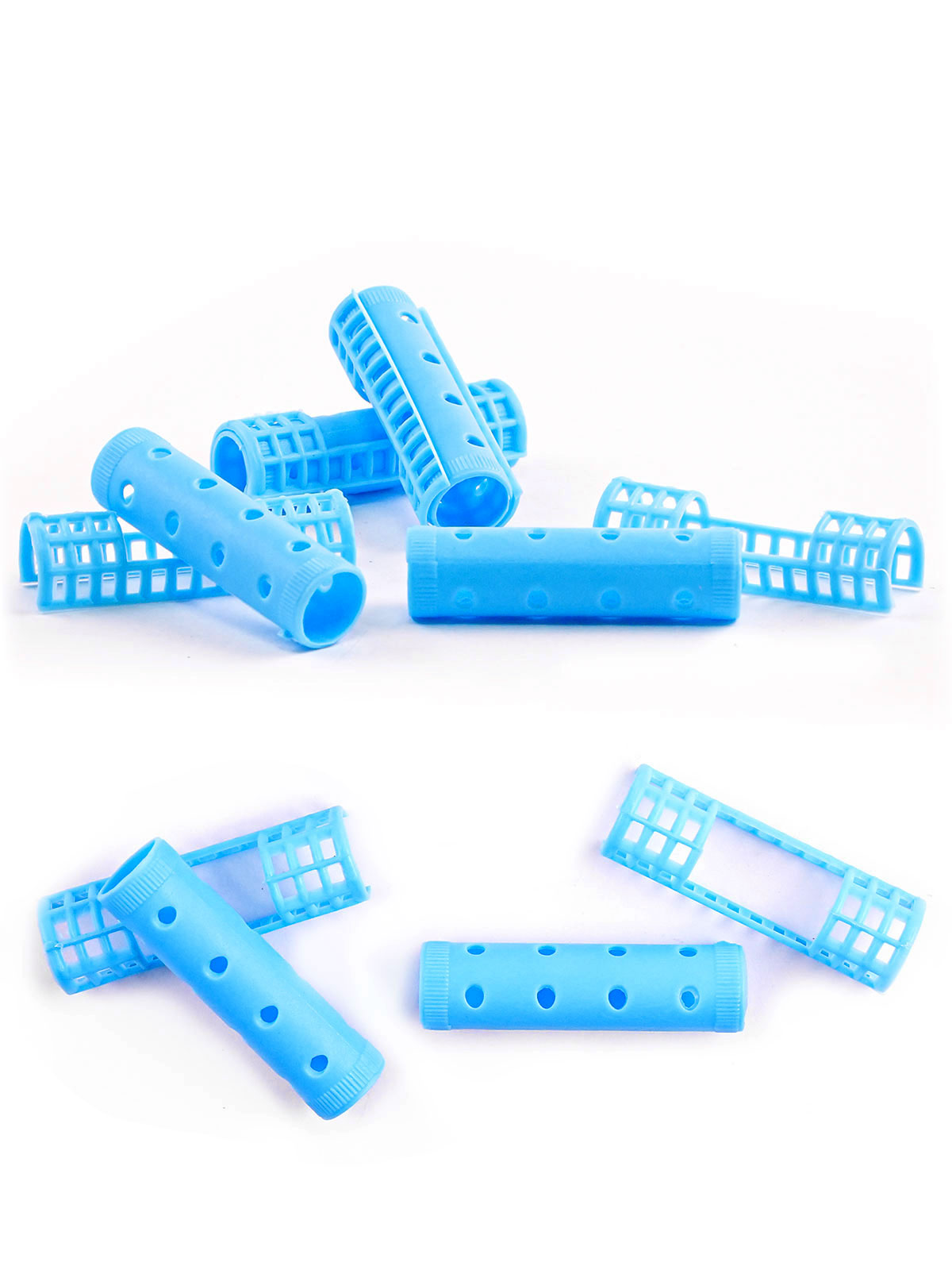 ANNIE #1224 SNAP-ON MAGNETIC ROLLERS (BLUE/SMALL) - 6PCS/PK