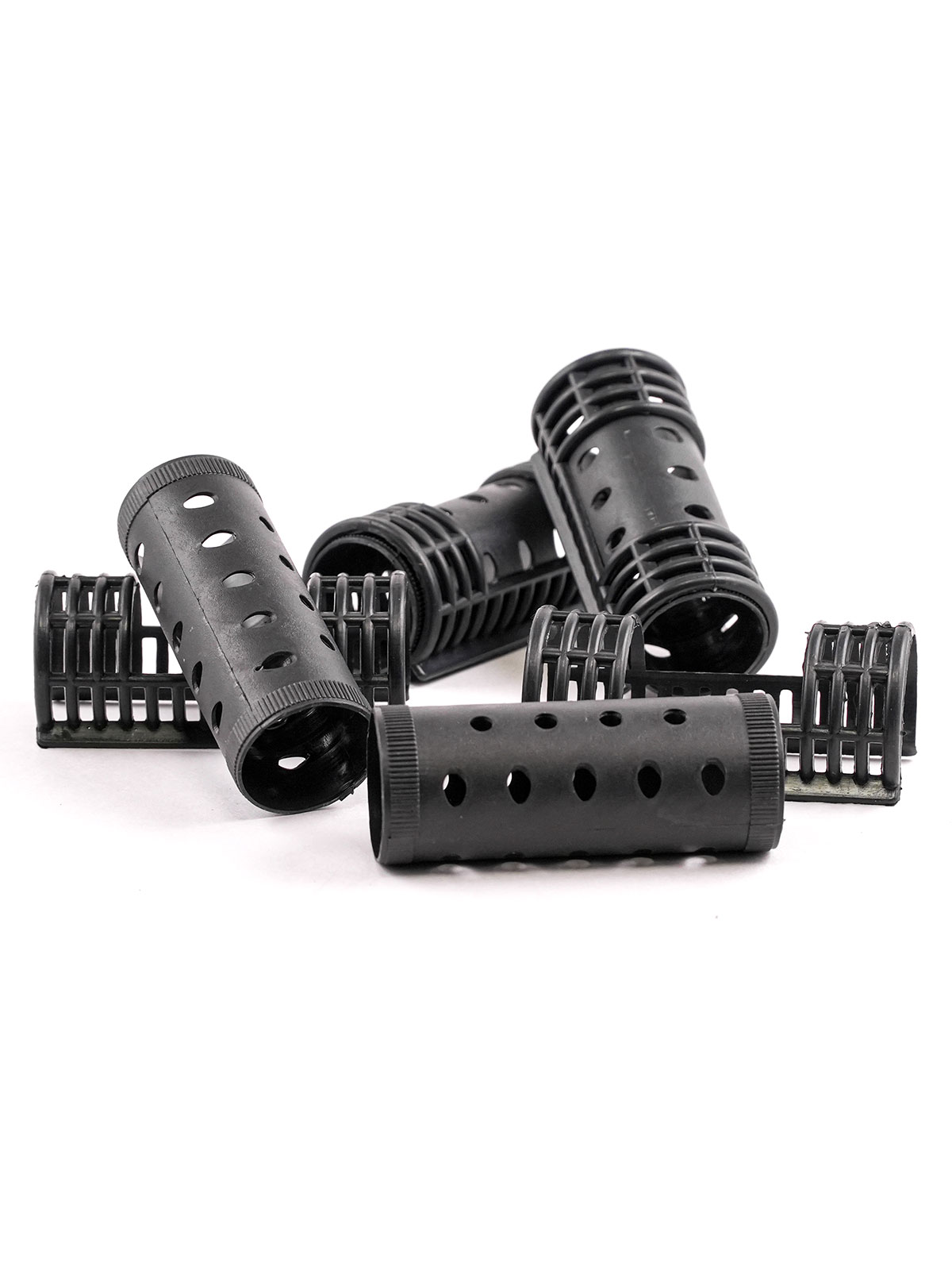 ANNIE #1231 SNAP-ON MAGNETIC ROLLERS (BLACK/X LARGE) - 6PCS/PK