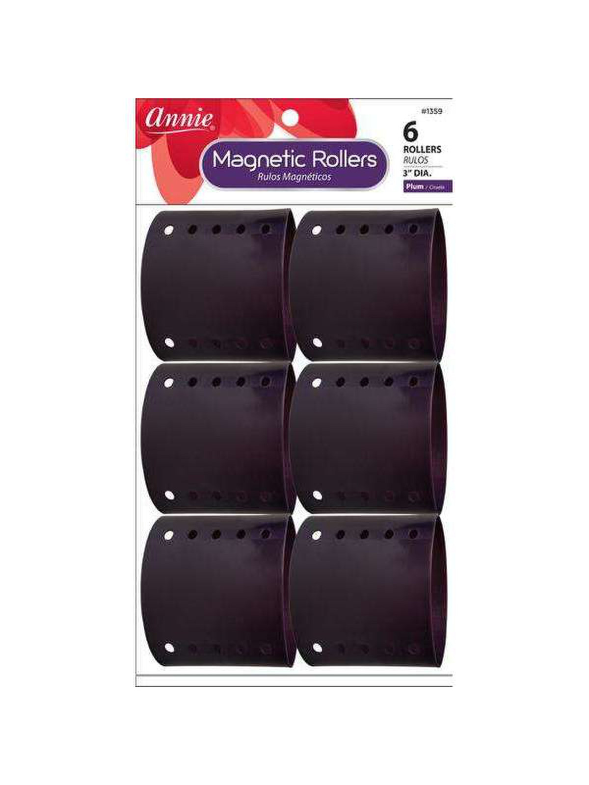 ANNIE #1359 MAGNETIC ROLLERS (PLUM) - 12BAG/BOX