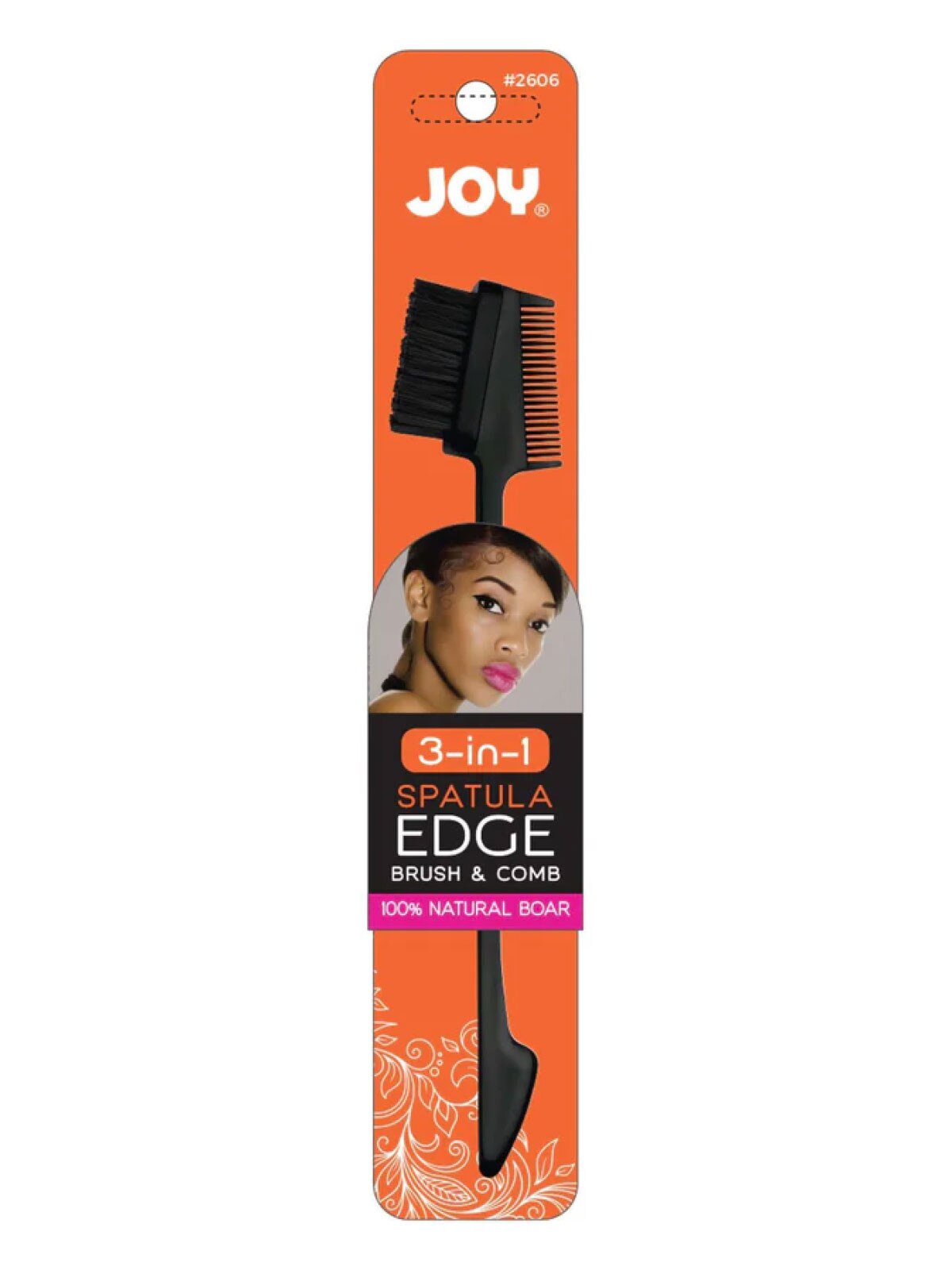 ANNIE #2606 3-IN-1 SPATULA EDGE BRUSH & COMB BOAR BRISTLE ASST. (12PC/PK) - PK