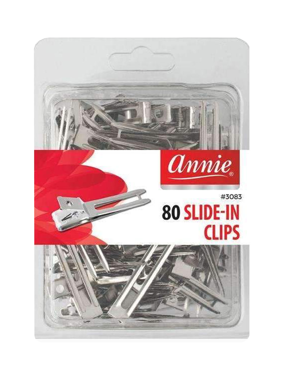 ANNIE #3083 SLIDE-IN CLIPS 80CT (6PC/PK) - PK