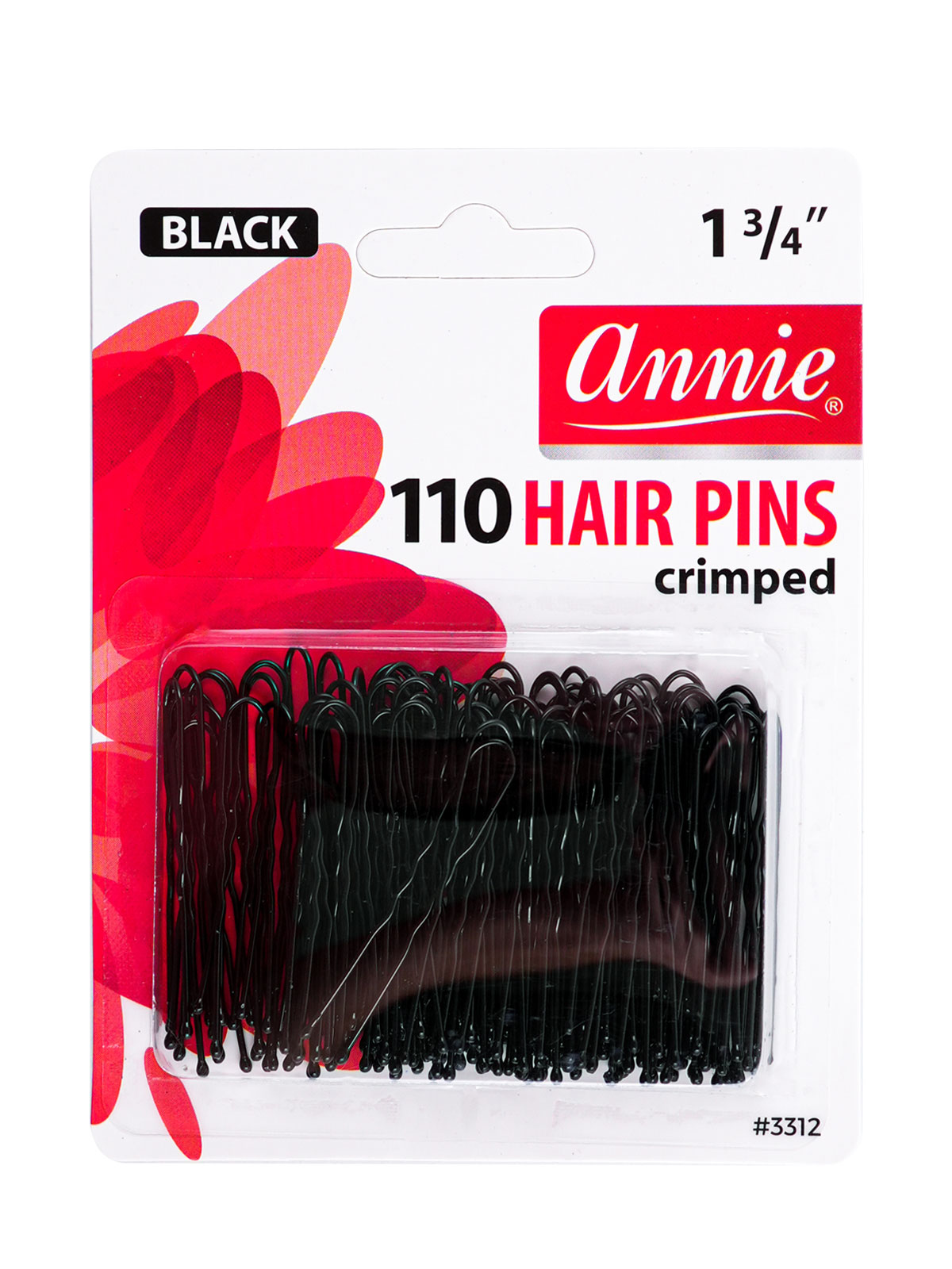ANNIE #3312 HAIR PINS (110CT, 1 3/4") - DZ