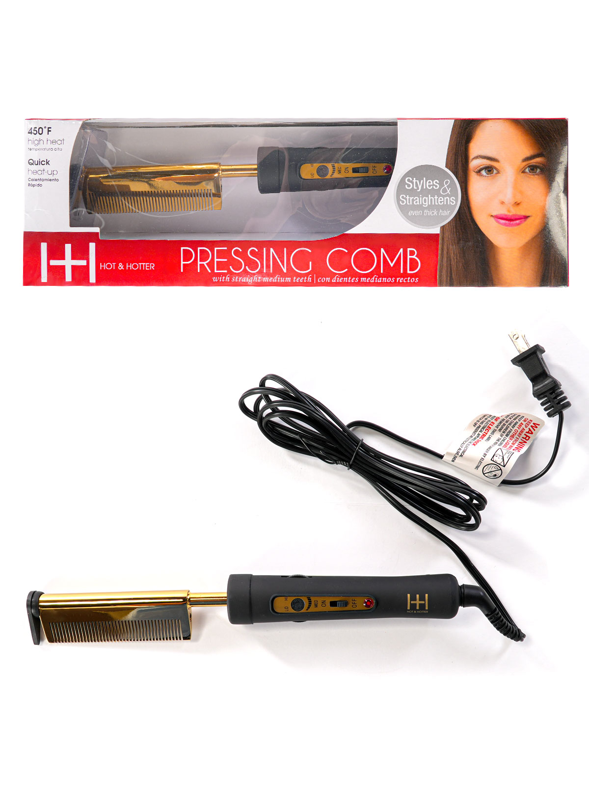 ANNIE #5838 H&H ELECTRICAL PRESSION COMB MED. STR. TEECH -PC