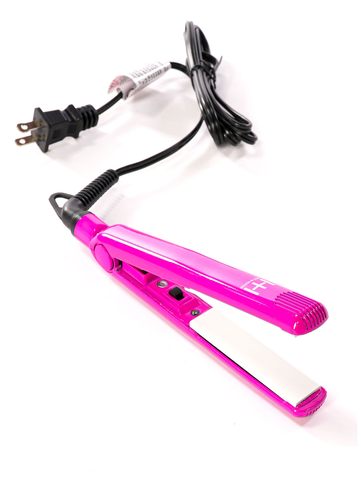 ANNIE #5947 H&H MINI CERAMIC FLAT IRON (5/8" PINK) - PCS
