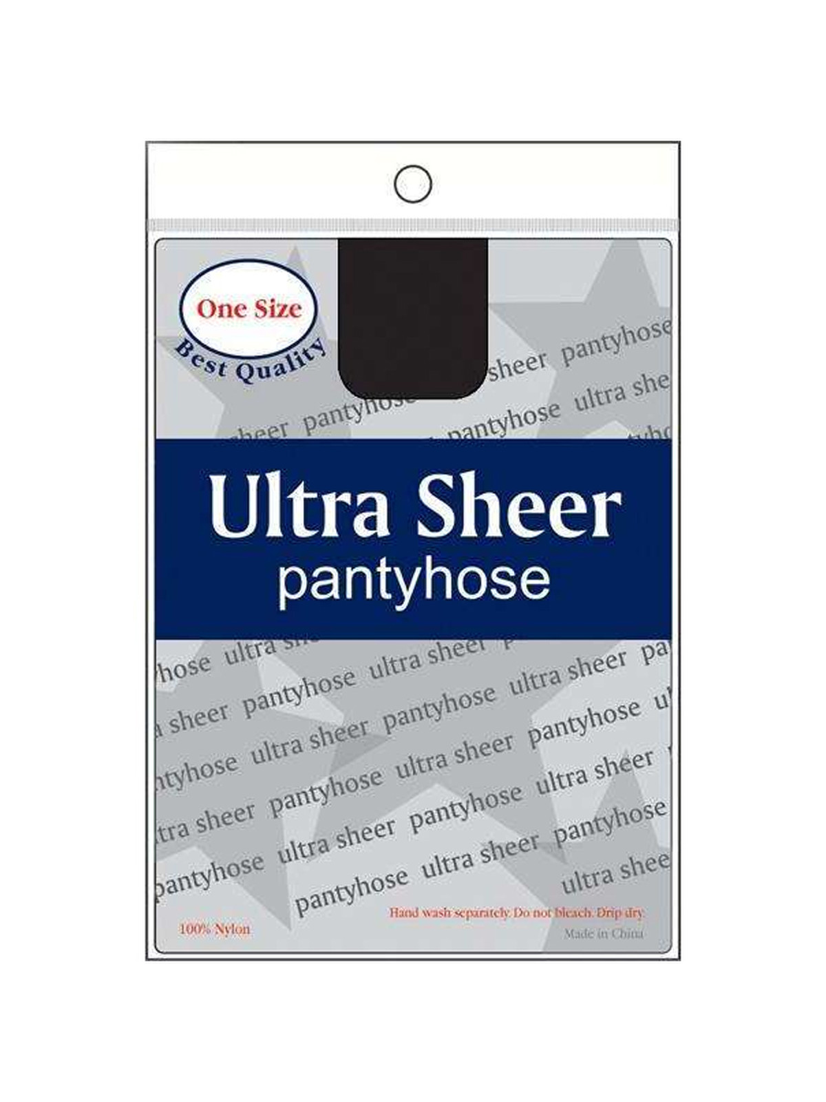 ONE SIZE PANTYHOSE (BLACK: 6PCS/PACK) - PACK