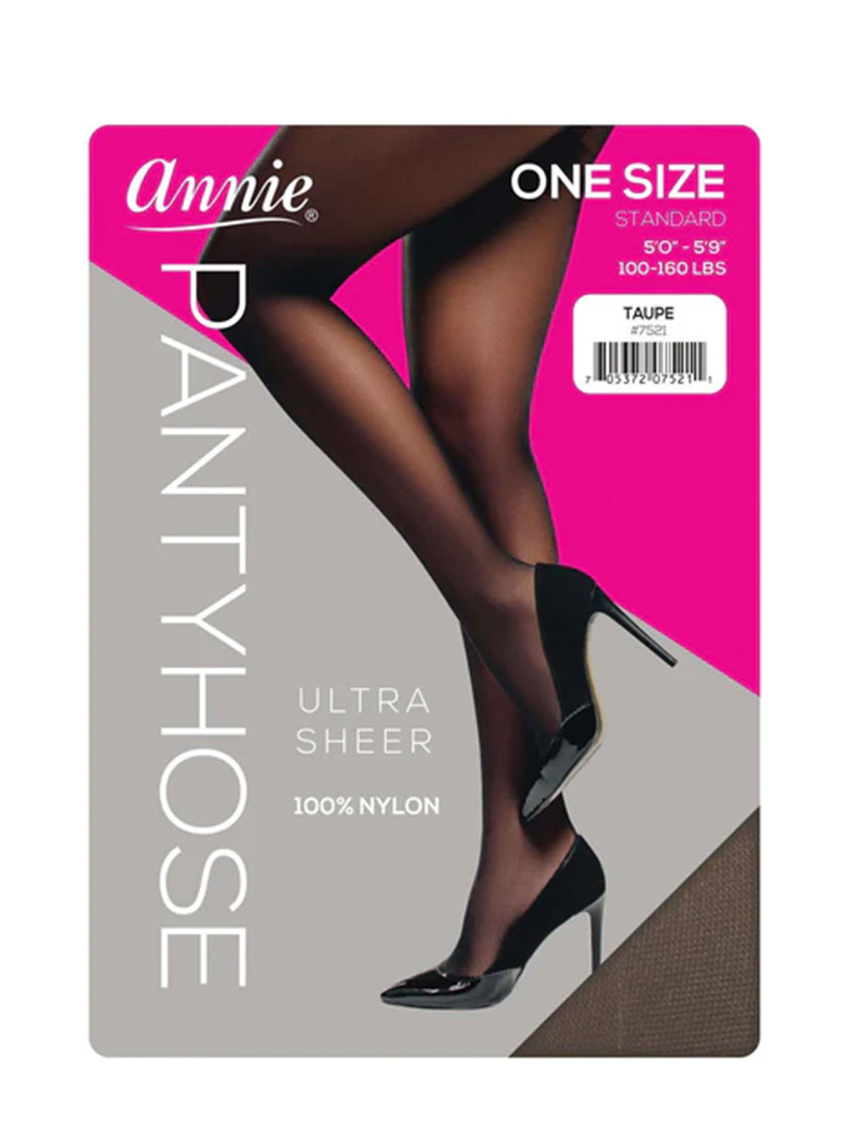 ONE SIZE PANTYHOSE (TAUPE: 6PCS/PACK) - PACK