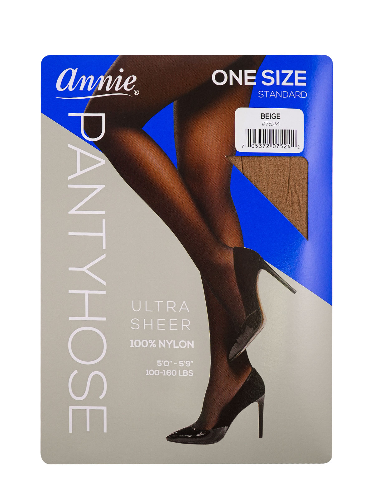 ONE SIZE PANTYHOSE (BEIGE: 6PCS/PACK) - PACK