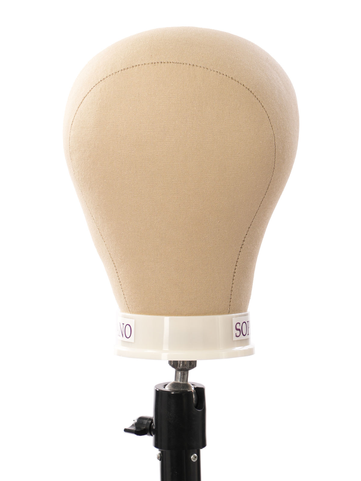 SOPRANO CANVAS CORK MANNEQUIN HEAD 22"(NECK 10")