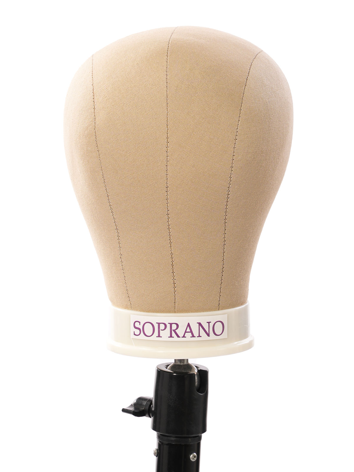 SOPRANO CANVAS CORK MANNEQUIN HEAD 23" (NECK 10")