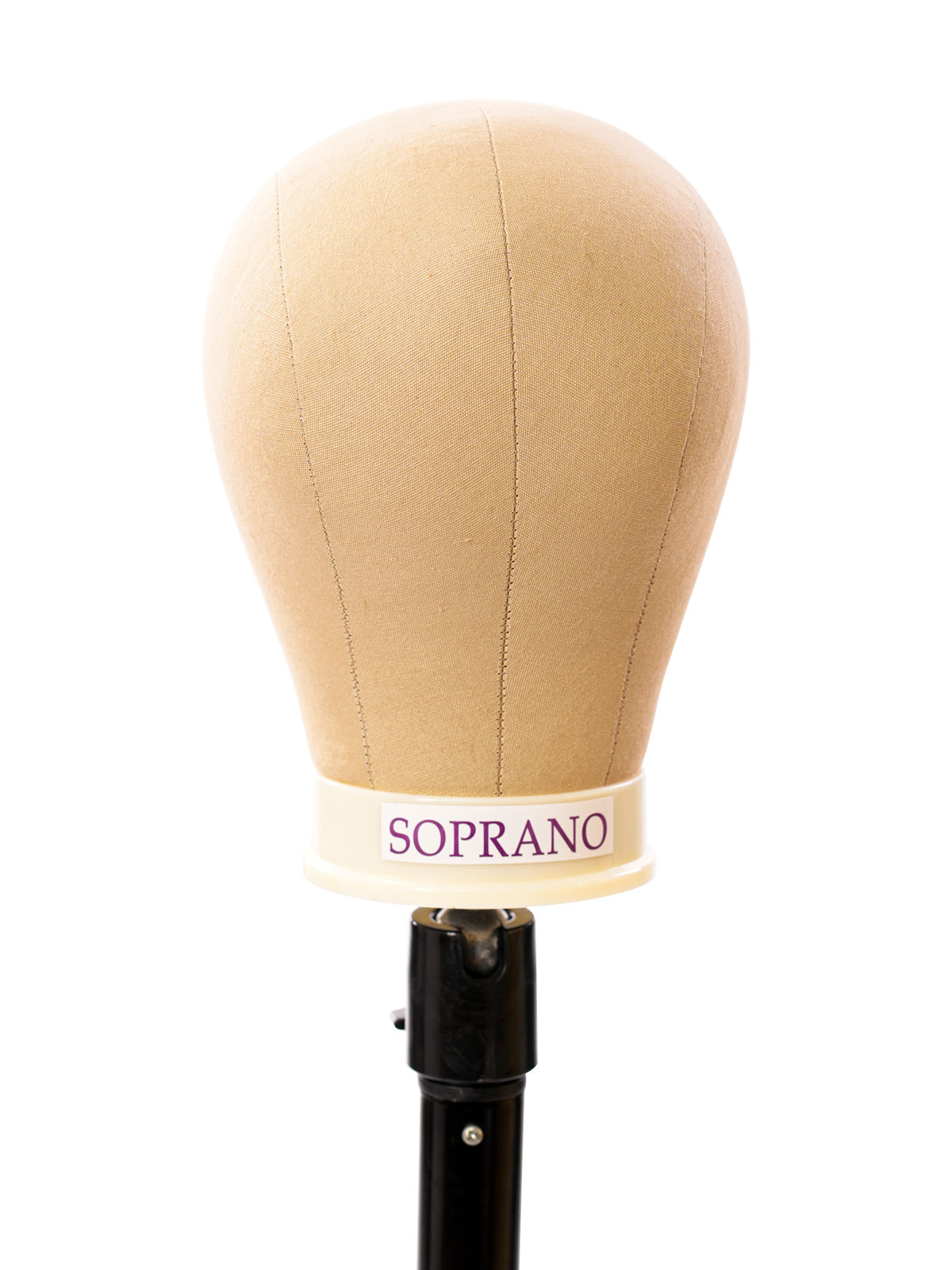 SOPRANO CANVAS CORK MANNEQUIN HEAD 24" (NECK 10")