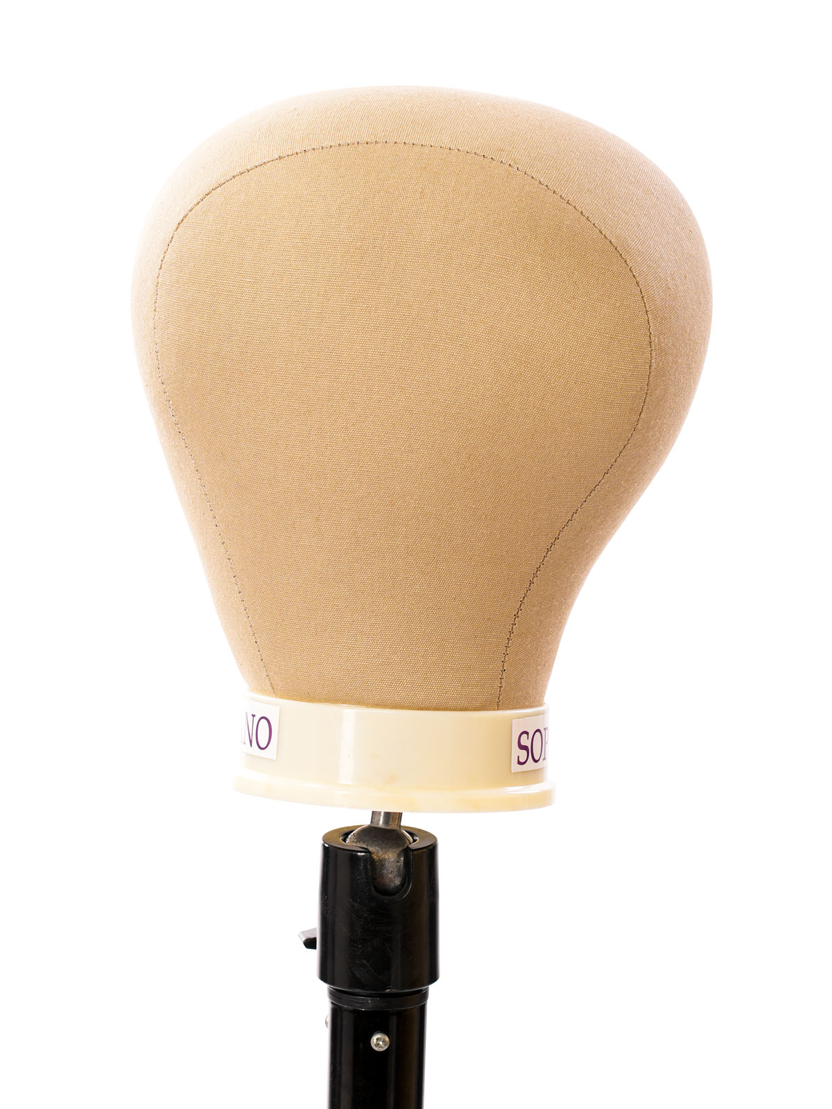 SOPRANO CANVAS CORK MANNEQUIN HEAD 24" (NECK 10")