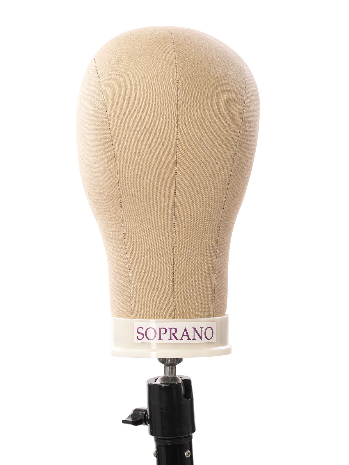 SOPRANO CANVAS CORK MANNEQUIN HEAD 22"(LONG NECK 12")