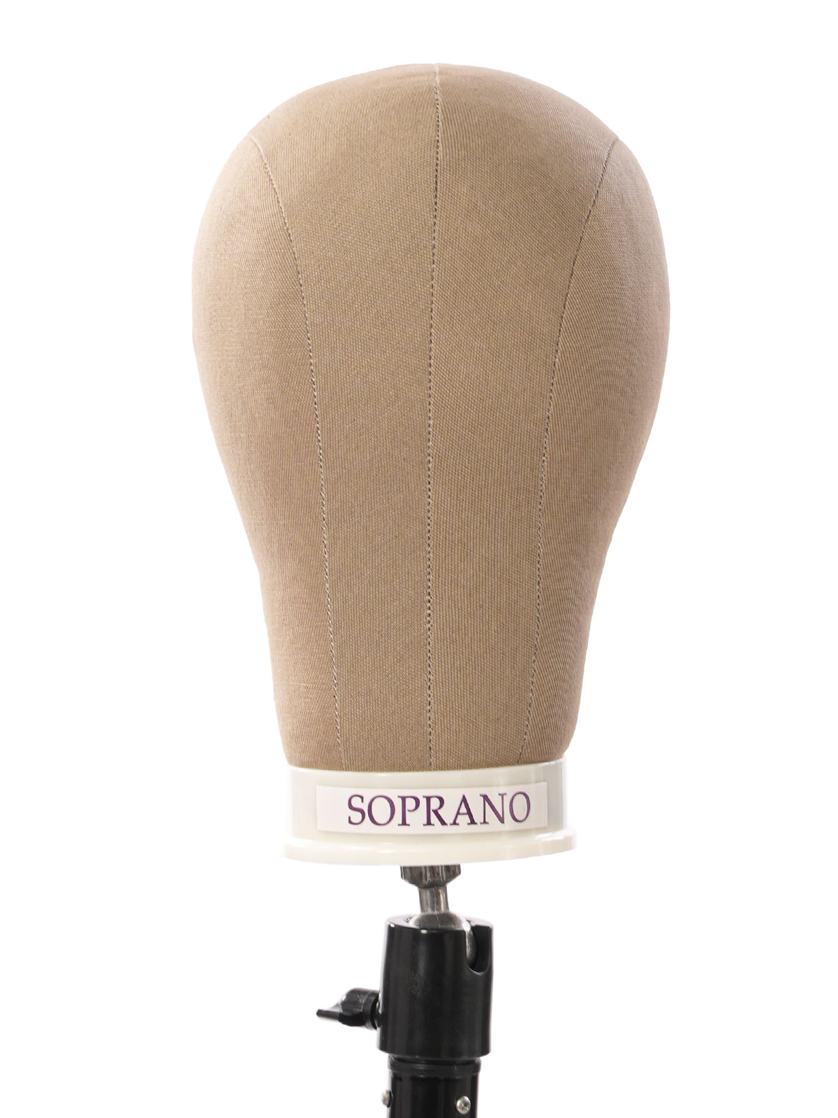 SOPRANO CANVAS CORK MANNEQUIN HEAD 23"(LONG NECK 12")