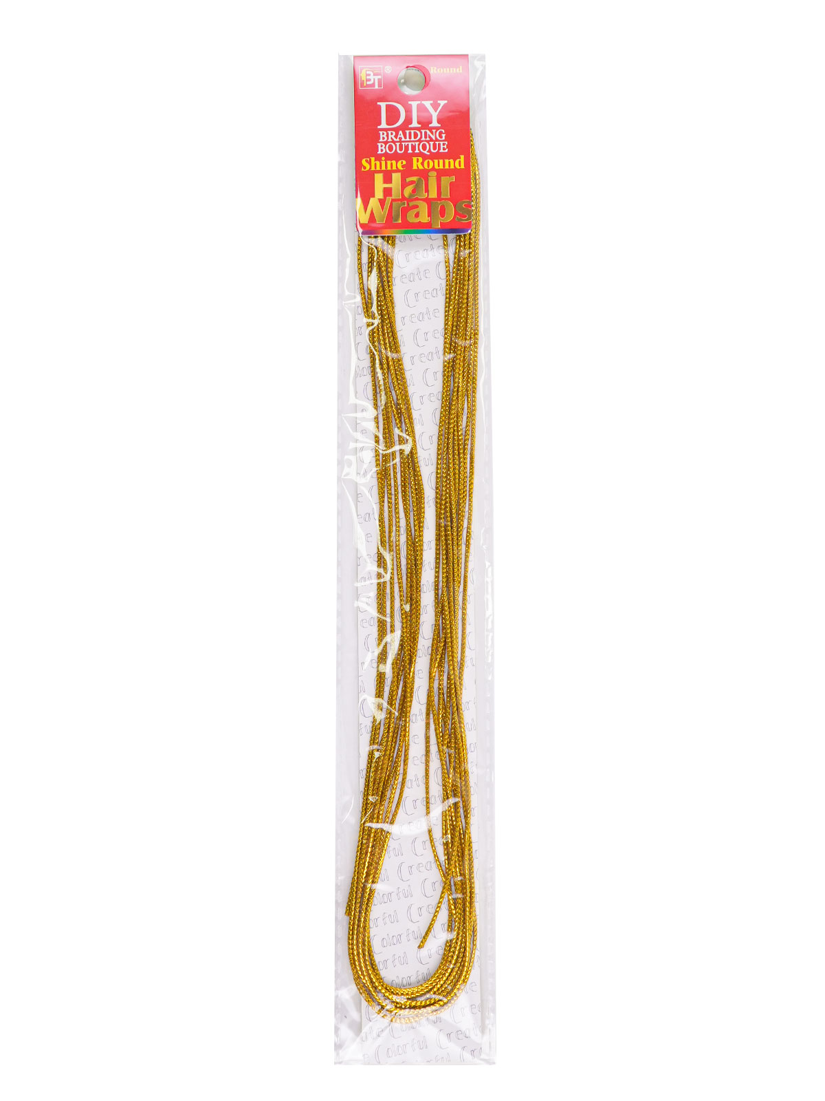 BT #8731 DIY HAIR WRAP (ROUND GOLD) [36DZ/CS] - DZ